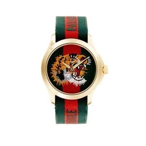 Gucci Men’s Timeless Tiger Watch NWT